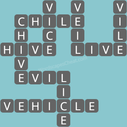 Wordscapes level 6276 answers