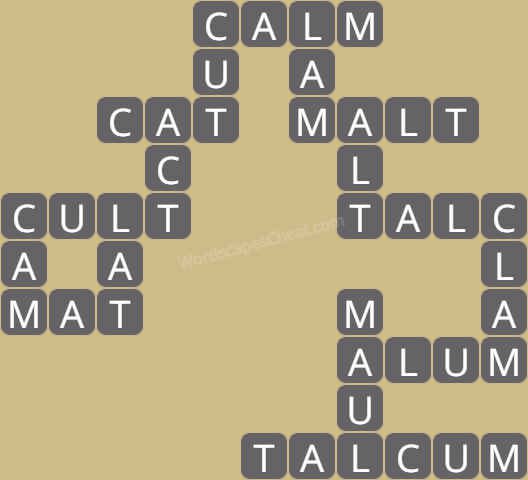 Wordscapes level 6342 answers