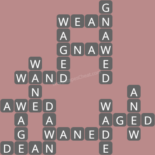 Wordscapes level 6400 answers