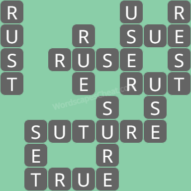 Wordscapes level 6445 answers