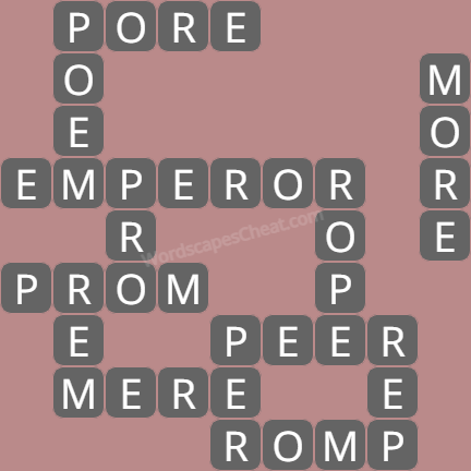 Wordscapes level 6470 answers