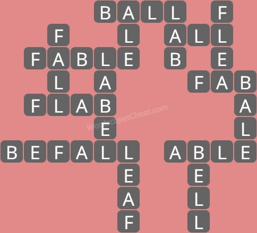 Wordscapes level 6471 answers
