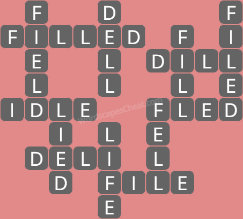 Wordscapes level 6561 answers
