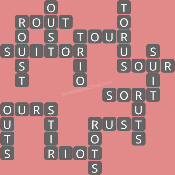 Wordscapes level 6591 answers