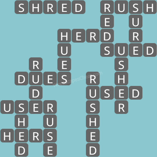 Wordscapes level 6696 answers