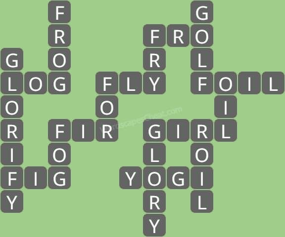 Wordscapes level 6734 answers