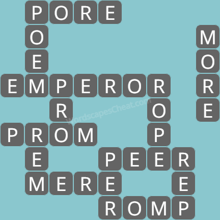 Wordscapes level 6986 answers