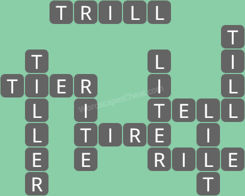 Wordscapes level 7125 answers