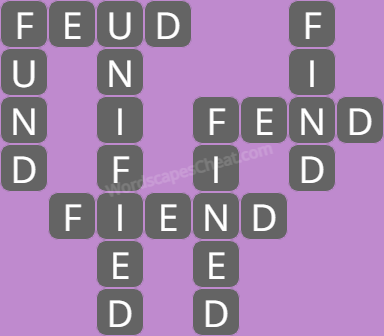 Wordscapes level 7168 answers