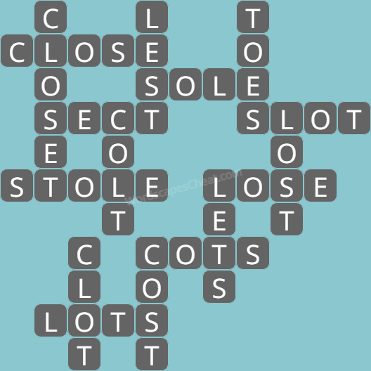 Wordscapes level 7246 answers