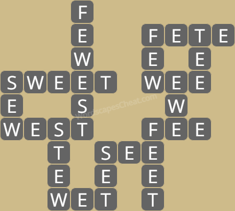 Wordscapes level 7252 answers