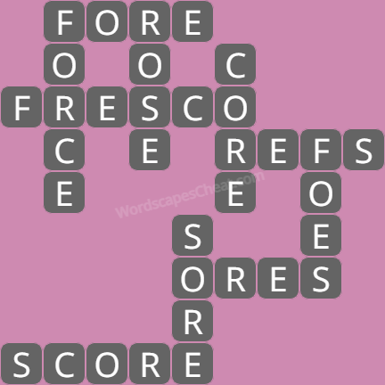 Wordscapes level 7299 answers