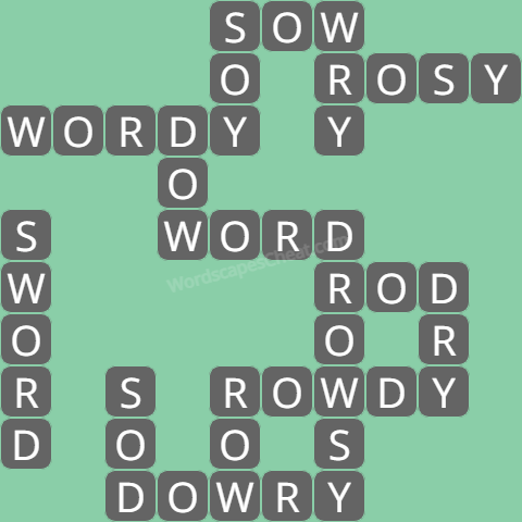 Wordscapes level 7305 answers
