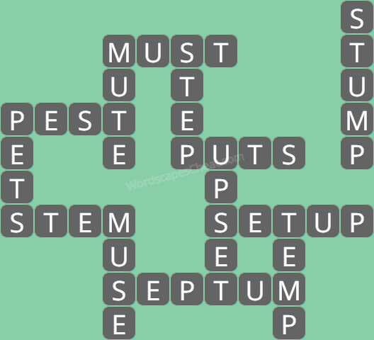 Wordscapes level 7325 answers