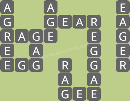 Wordscapes level 7343 answers