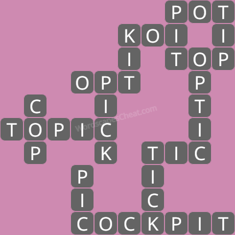 Wordscapes level 7369 answers