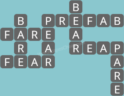 Wordscapes level 7446 answers
