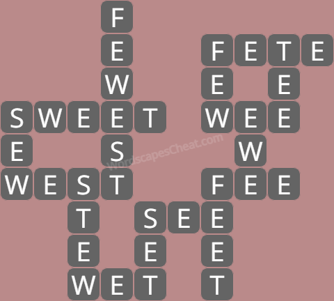 Wordscapes level 7510 answers