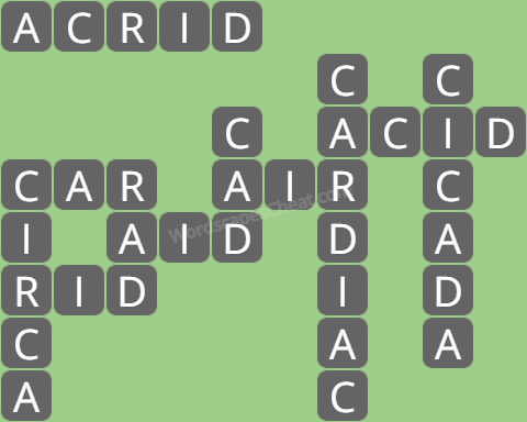 Wordscapes level 7524 answers