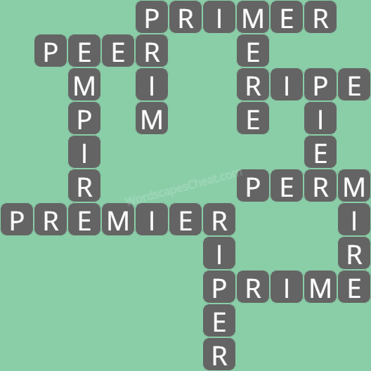 Wordscapes level 7585 answers