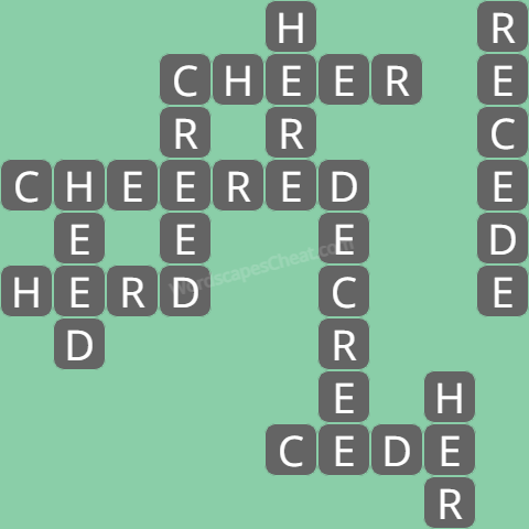 Wordscapes level 7605 answers