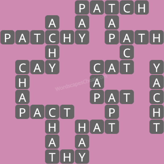 Wordscapes level 7619 answers