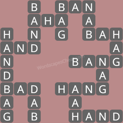 Wordscapes level 7620 answers