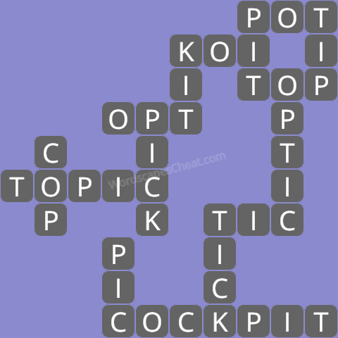 Wordscapes level 7627 answers