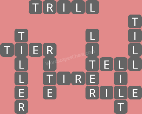 Wordscapes level 7641 answers
