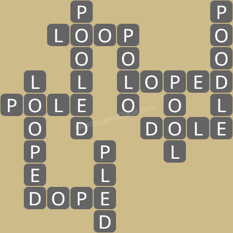 Wordscapes level 7652 answers