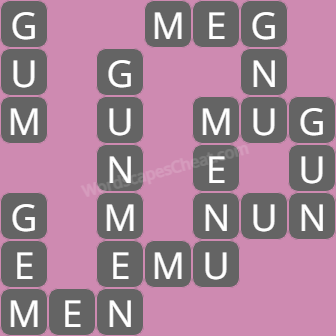 Wordscapes level 7689 answers