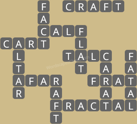 Wordscapes level 7692 answers