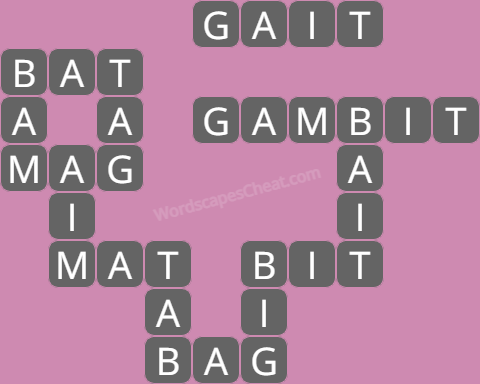 Wordscapes level 7709 answers