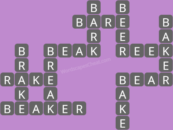 Wordscapes level 7718 answers