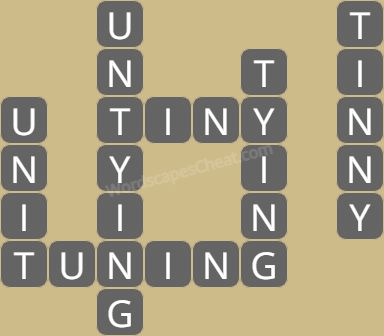 Wordscapes level 7722 answers