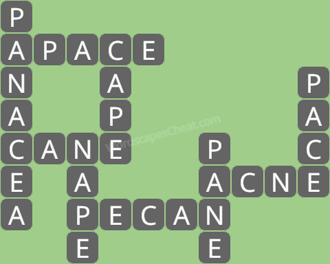 Wordscapes level 7734 answers