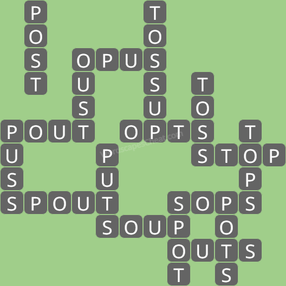 Wordscapes level 7754 answers