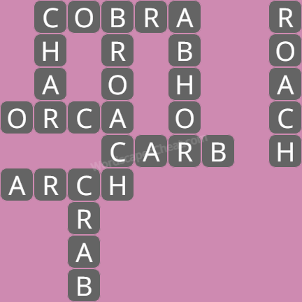 Wordscapes level 7769 answers