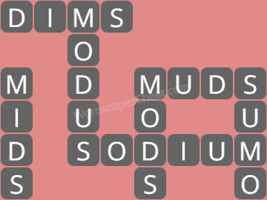 Wordscapes level 7771 answers