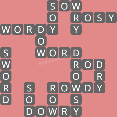 Wordscapes level 7821 answers