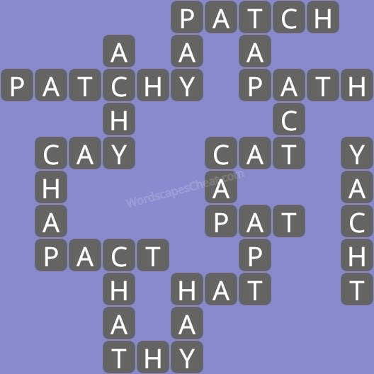 Wordscapes level 7877 answers