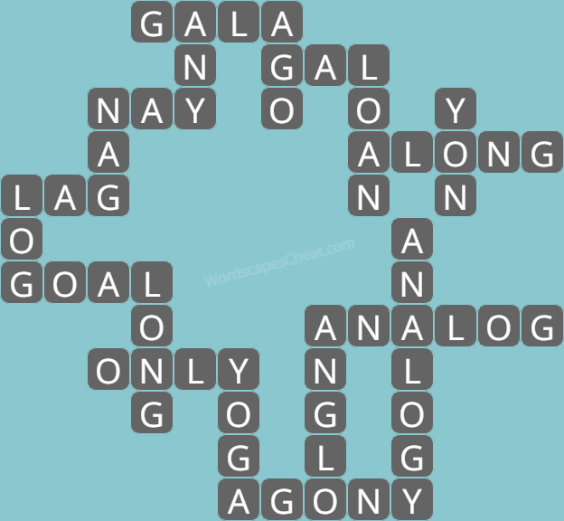 Wordscapes level 7886 answers