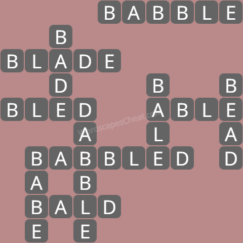 Wordscapes level 7970 answers