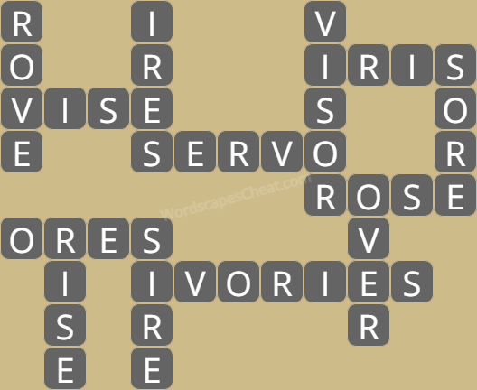Wordscapes level 8042 answers