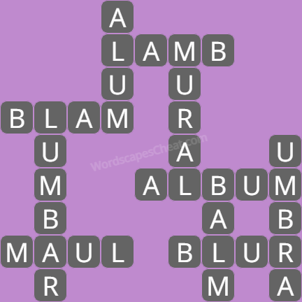 Wordscapes level 8288 answers