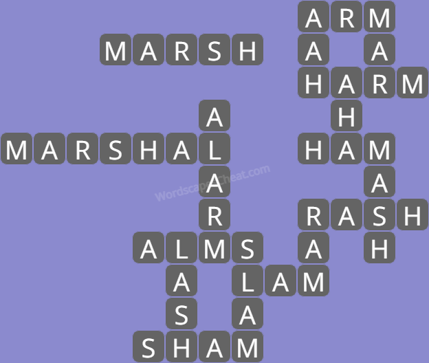 Wordscapes level 8307 answers