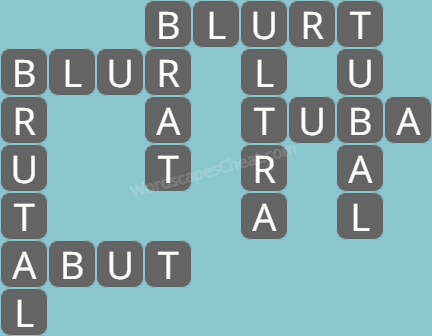 Wordscapes level 8476 answers