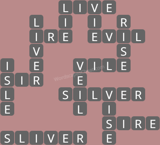 Wordscapes level 8490 answers