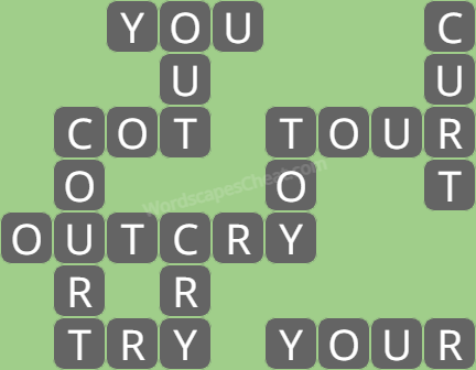 Wordscapes level 8494 answers