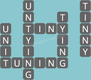 Wordscapes level 8496 answers